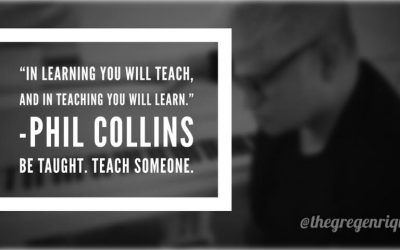 In learning you will teach, and in teaching you will learn.